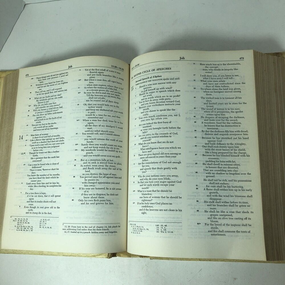 The New American Bible Holy Fireside Family Edition Catholic NAB 1971 1972 B - Picture 12 of 15